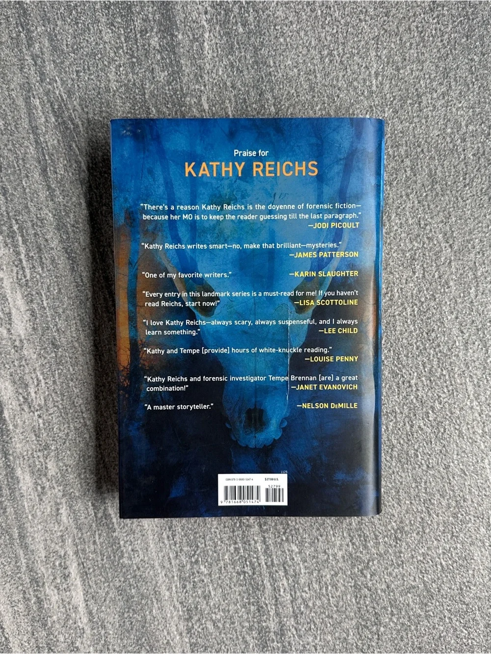 Like New: Hardcover Evil Bones by Kathy Reichs, Decorative, Library Display Book